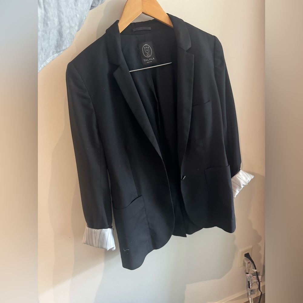 Talula Aritzia Classic Black Blazer